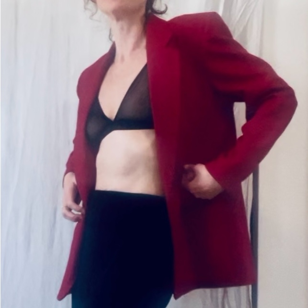 Pendleton Women's Bold Red Wool Blazer